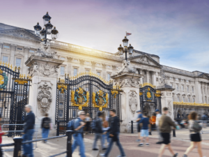 Image of Buckingham Palace where Prince Charles lives