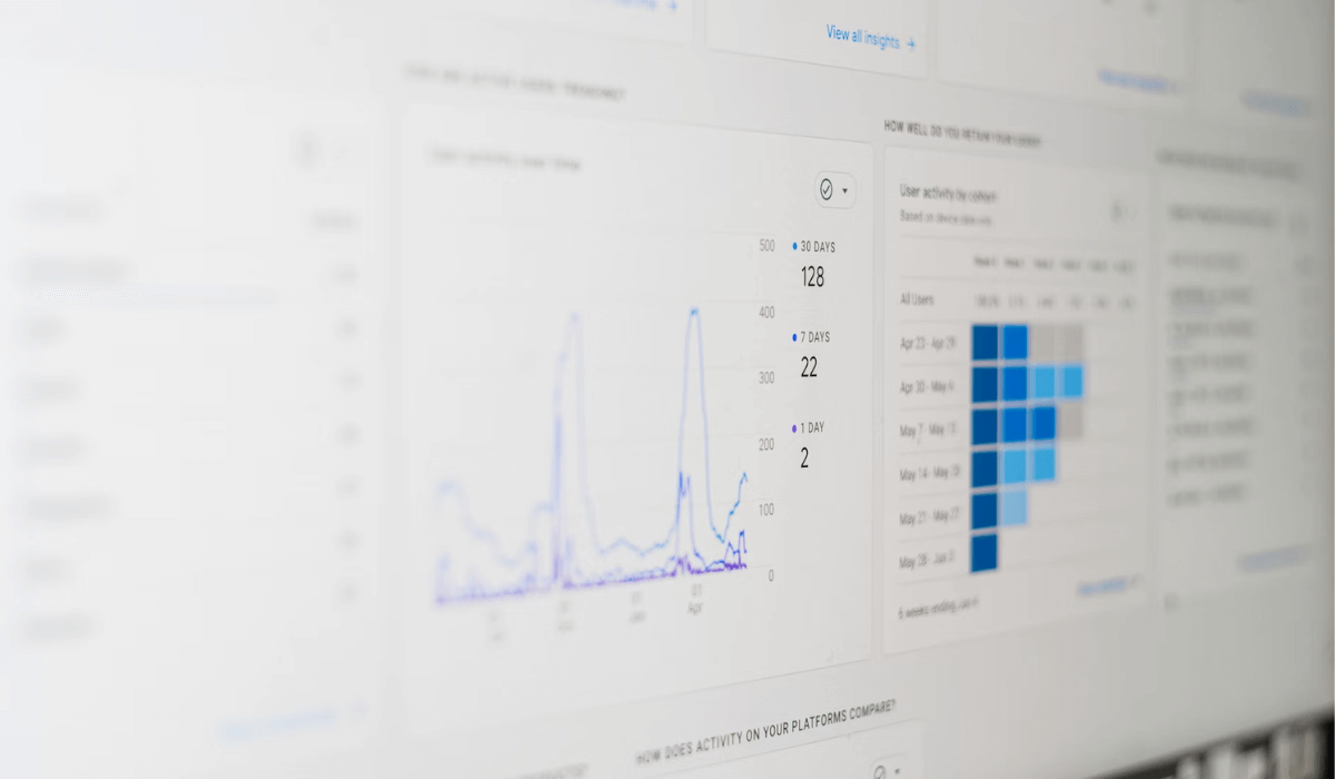 Image of analytics used for SEO