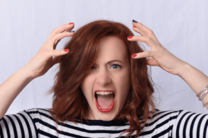 Image of frustrated woman